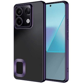 Resim Pilanix Xiaomi Redmi Note 13 4g Kılıf Renkli Kenarlı Arkası Şeff 