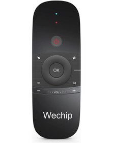 Resim Springsun Klavye Wechip W1 2.4g Air Mouse Kablosuz Klavye Uzaktan Kumanda Kızılötesi Uzaktan Kumanda 