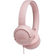 Resim JBL Tune 500 Pembe Kablolu Mikrofonlu Kulak Üstü Kulaklık - Teşhir 