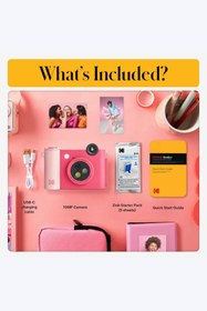 Resim Kodak Smile+ 10MP Anında Kamera ve Bluetooth Fotoğraf Yazıcısı 