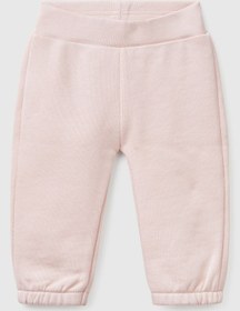 Resim Bebek Toz Pembe Arkası Tavşan Detaylı Beli Lastikli Eşofman Altı Pembe 