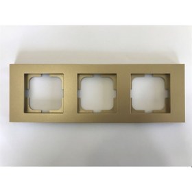 Resim Ovivo Grano Titanyum Üçlü Çerçeve 