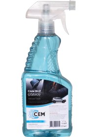 Resim Cem Car Care Cam Buz Çözücü Sprey 500 Ml Mavi 