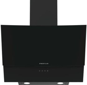 Resim Profilo DVE6G560 Siyah Duvar Tipi Eğimli Cam Davlumbaz 