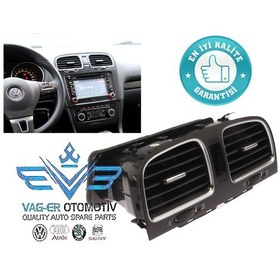 Resim Vw Golf 6 Vı Ön Orta Torpido Havalandırma Izgarası 5K0819728N 
