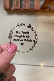 Resim Şeffaf Tercih Teşekkür Etiketi 