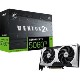 Resim MSI Msı Geforce RTX5060TI 8g Ventus 2x Plus 8gb Gddr7 128BIT 3xdp 1xhdmı Ekran Kartı 