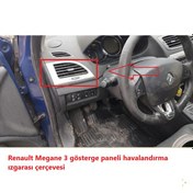 Resim Renault Megane 3 Sürücü Tarafı Havalandırma Izgarası Çerçevesi 