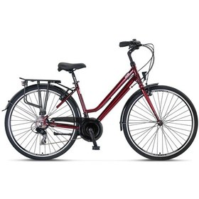 Resim Ümit Bisiklet 2839 28 Ventura Lady Atb Dm V 21 Shm 43 Bordo Be Beyaz - Bordo 