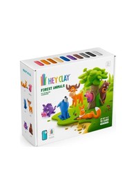 Resim Hey Clay Hava İle Kuruyan Kil 15'li Kutu - Orman Hayvanları 