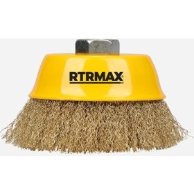 Resim Rtrmax RH22210 Saçaklı Çanak Fırça 100 mm 