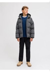 Resim Jack & Jones Jack&jones Jjkaito Erkek Çocuk Şişme Mont 12282301 Gri 