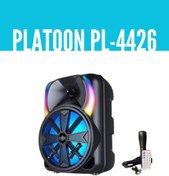 Resim Platoon Pl-4424 Sd Card/bluetooth/ Kumandalı Mikrofonlu Speaker Ses Sistemi 