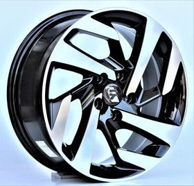 Resim R1 Wheels 16 Inc 4*108 ET25 Parlak Siyah Jant Takımı (J-178) 