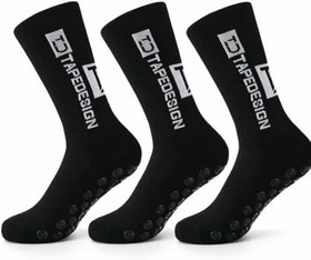 Resim Kaydırmaz Futbol Basketbol Tenis Erkek Spor Çorap, Beyaz, Kaymaz Çorap Tabanlı, Dikişsiz ve Parfümlü, Yüksek Kalite 35-40 40-45 