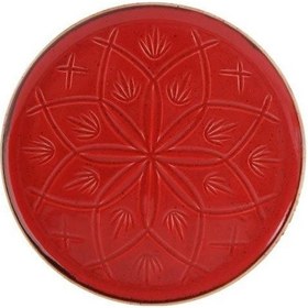 Resim Porland Christina Kırmızı Düz Tabak 21 CM 