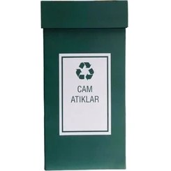 Resim Koli Kolay Cam Atık Kutusu 