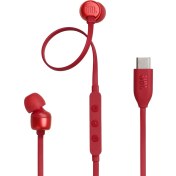 Resim Jbl Tune 310C, Usb-C Kulakiçi Kulaklık, kırmızı 