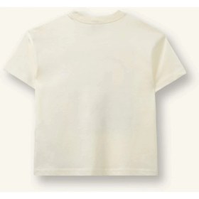 Resim DeFacto Regular Fit Baskılı Kısa Kollu Ekru Tişört Erkek Bebek G9948A526SM 