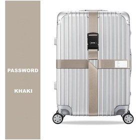 Resim Queenshow Anti-hırsızlık Bagaj Kemeri - Çapraz Askılı, Şifre Ayarlanabilir Bavul Kemerleri Mor 