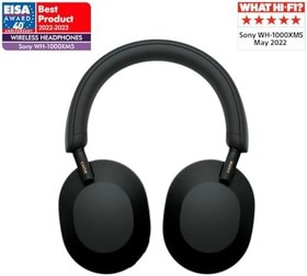 Resim Sony WH-1000XM5 Tamamen Kablosuz Gürültü Engelleme Özellikli Kulaklık - 30 saate kadar pil ömrü - Google Asistan ile uyumlu - Telefon görüşmeleri için dahili mikrofon - Siyah 