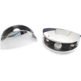 Resim Oval Krom Etejer Camı Tutucu Takımı 