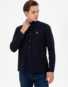 Resim U.s. Polo Assn. Erkek Dokuma Gömlek 1964729 Lacivert 