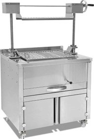 Resim EMP.BTG.01 Asansörlü Kömürlü Izgara 80x74x15 cm 
