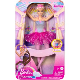 Resim Barbie Işıltılı Balerin Bebek HLC25 