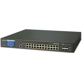 Resim Planet PL-GS-5220-24P4XVR 24 Port Gigabit PoE 4 Port SFP+ 400W Po 