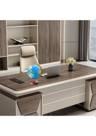Resim Dekoratif Işıklı Masa Üstü Dünya Küre Mavi 23x31cm Alk5260 