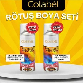 Resim Colabel Aracınızın Renk Koduna Özel Rötuş Sprey Boya 