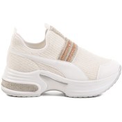 Resim Aspor Beyaz Taşlı Kadın Sneaker Çok Renkli 