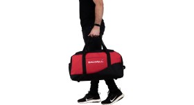 Resim Bagwell Ayakkabı Bölmeli Büyük Boy Spor Seyahat ve Fitness Çantası Koyu Kırmızı Tekstil Malzeme 