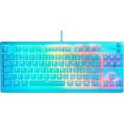 Resim Steelseries Apex 3 Tkl Tr Q Rgb Membrane Kablolu Aqua Gaming Ckckstl0022 