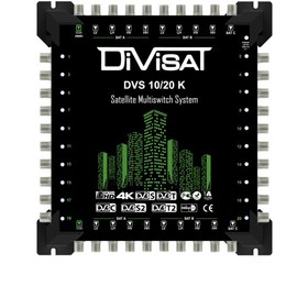 Resim Divisat Dvs 10x20 Santral Multiswitch Kaskatlı Ledli 