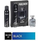 Resim Genel Markalar Parlement 50 Ml Black Erkek Parfüm + 150 Ml Deodorant Seti 