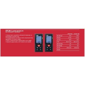 Resim Attlas Atlm100 Lazer Metre 100 M 