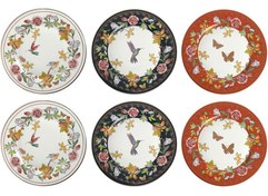 Resim Lucky Art Evelyn Bone 27Cm 6Lı Tabak Seti 