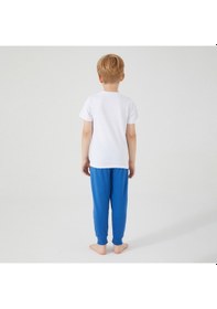 Resim Spider Man D4757-3 Çocuk Beyaz Pijama 