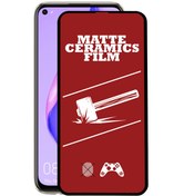 Resim Huawei P40 Lite Tam Kaplayan Mat Seramik Ekran Koruyucu 