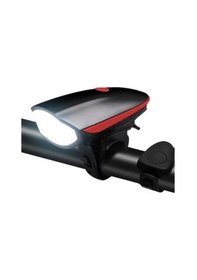 Resim Bike Sky Xml-t6 Led 1200 Mah Su Geçirmez Far Kornalı Bisiklet Feneri Siyah 