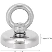 Resim N35 Mıknatıs Kanca 55 Lbs Yük Kapasitesi, Ni+cu+ni Üç Katmanlı Kaplama, Ofis Ve Evlerde Asma/fiksasyon Aracı, D32 Modeli 