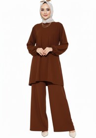 Resim unika boutique Bürümcük Alt Üst Tesettür Takım 
