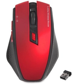 Resim Everest 3D Tasarım Ergonomik Usb Kırmızı 2.4Ghz Optik Wireless Mouse 