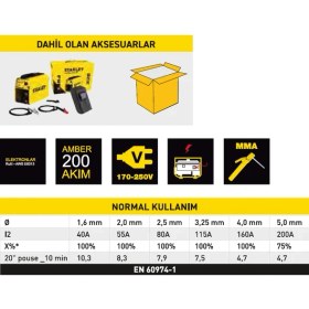 Resim Merstek Star 7000 200 Amper Inverter Kaynak Makinesi 