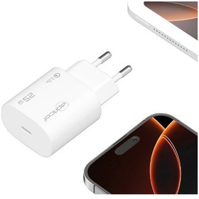Resim Apricot Apc-u425 25w Pd Beyaz Hızlı Ev Şarj Adaptörü 