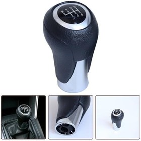 Resim Feegow for En Manuel Otomatik Araçlar için 6 Hız Vites Topuzu Deri Araba Vites Topuzu Şanzıman Vites Kolu 