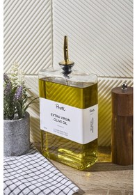 Resim Molivet Gold Kapak 750ml Cam Yağdanlık-sosluk-sirkelik 