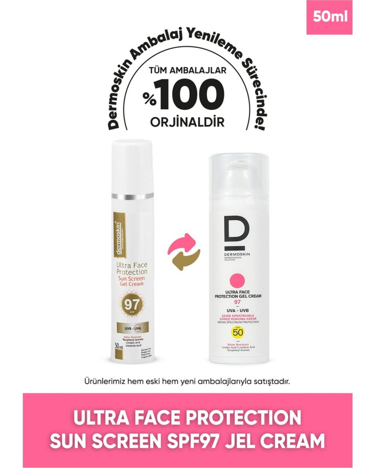Dermoskin Ultra Face Protection Güneş Kremi SPF97 50 ML Fiyatı ve Özelliklerı - Badem